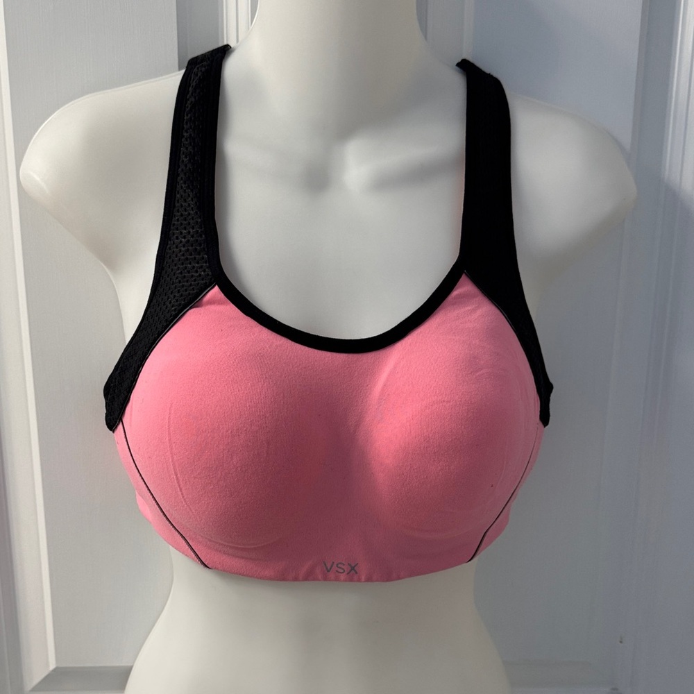 VSX Black and Pink Sports Bra